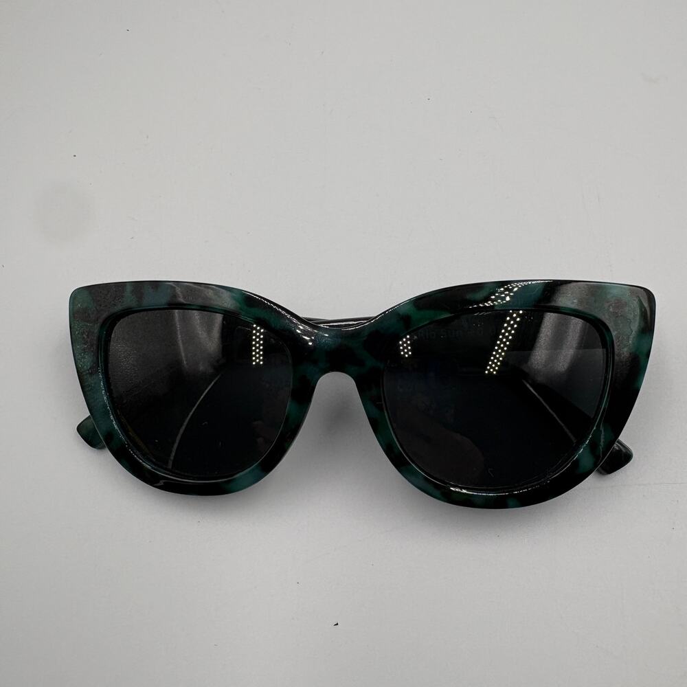 Peepers Rio Sun Sunglasses Green Tortoise Cat Eye 2756D Retro Statement